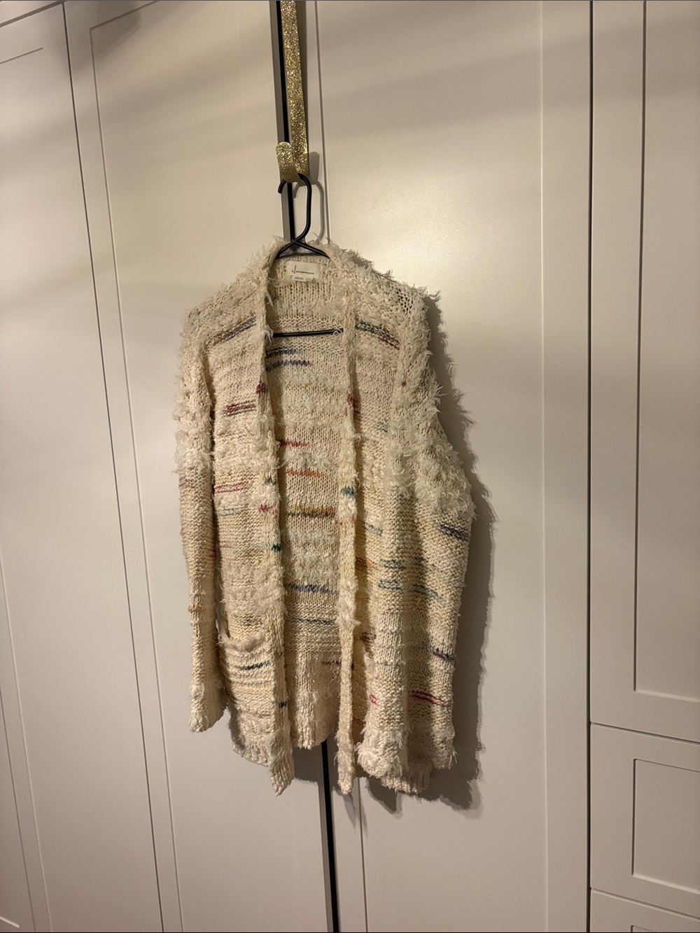 By Anthropologie cottagecore confetti cardigan